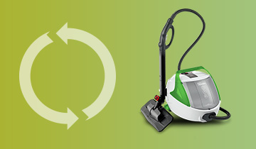 Polti Vaporetto Pro 8x Eco Plus: saving energy and water