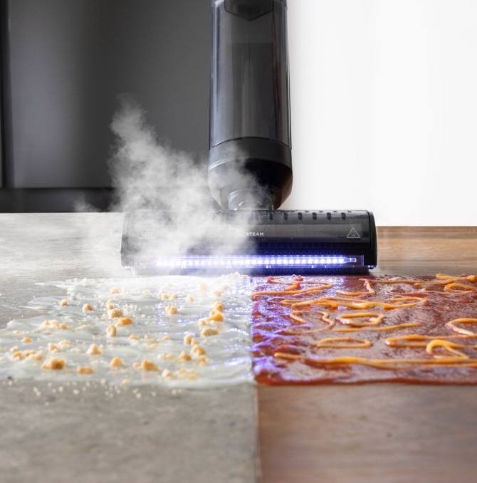 Nettoyage en profondeur grâce à la vapeur with Polti Rollysteam