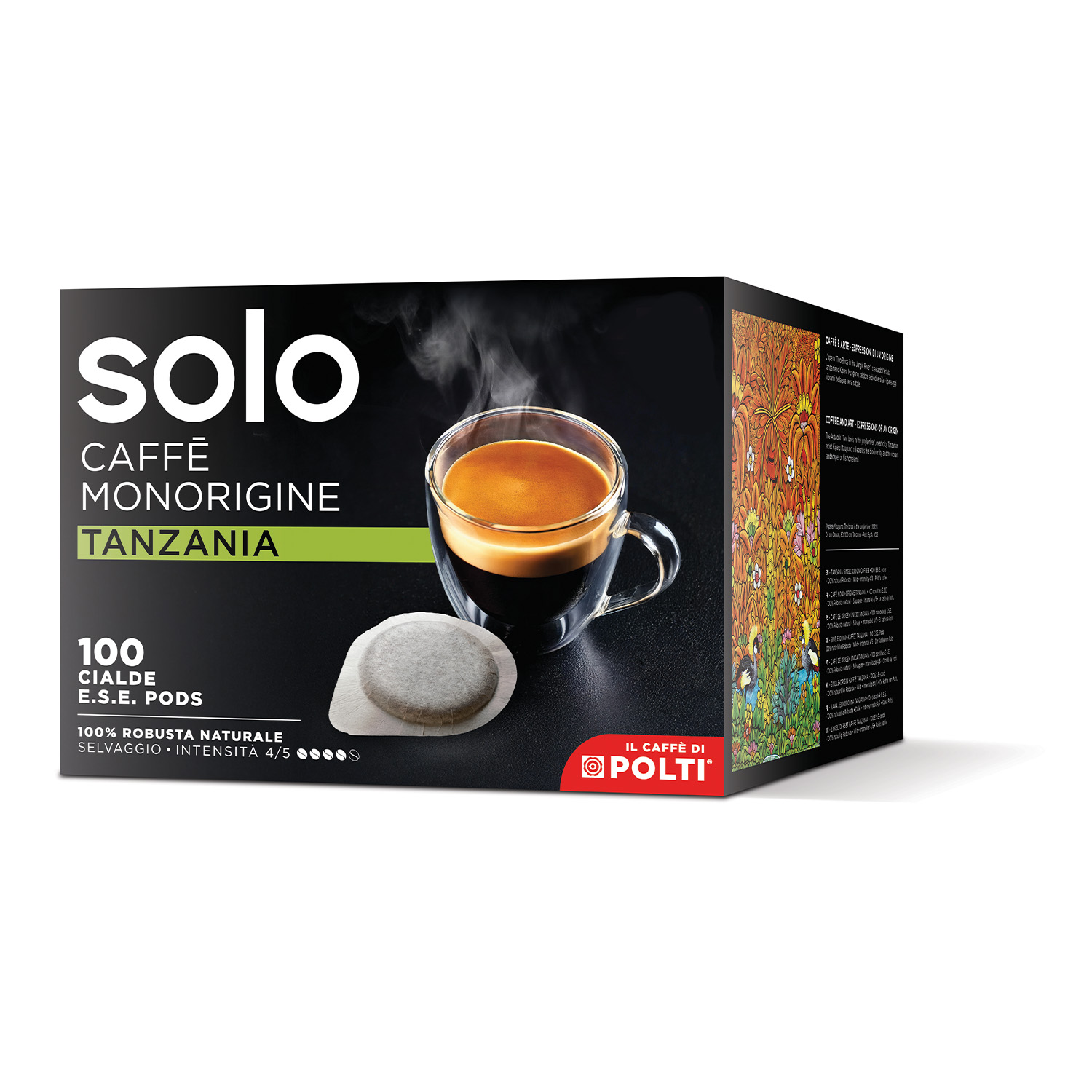100 dosettes SOLO Caffè Monorigine Tanzania