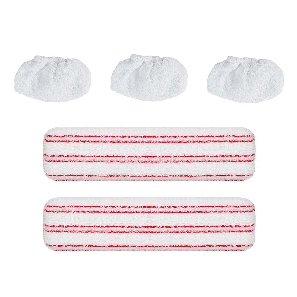Kit de 2 serpillières + 3 bonnettes pour Polti Vaporetto PAEU0324