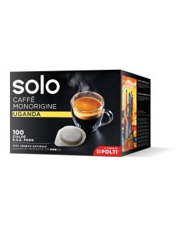 BUG00100-100 dosettes SOLO Caffè Monorigine Uganda