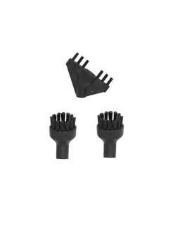 Kit 2 brosses rondes + 1 brosse à joints pour Polti Vaporetto 