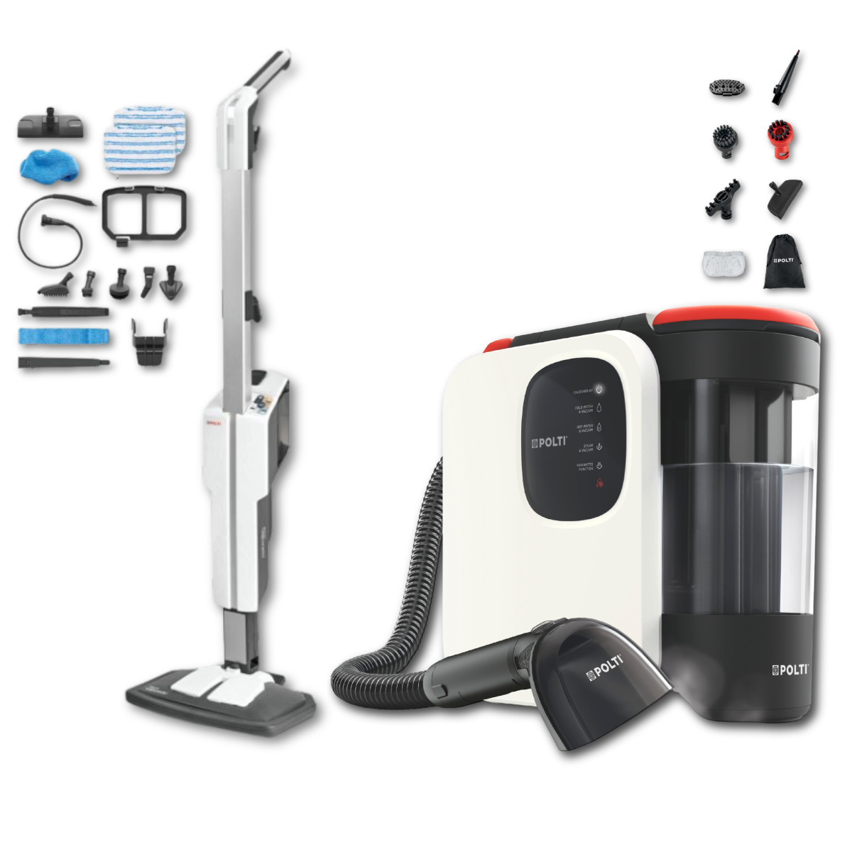 Pack Web - Shampouineuse + Balai vapeur