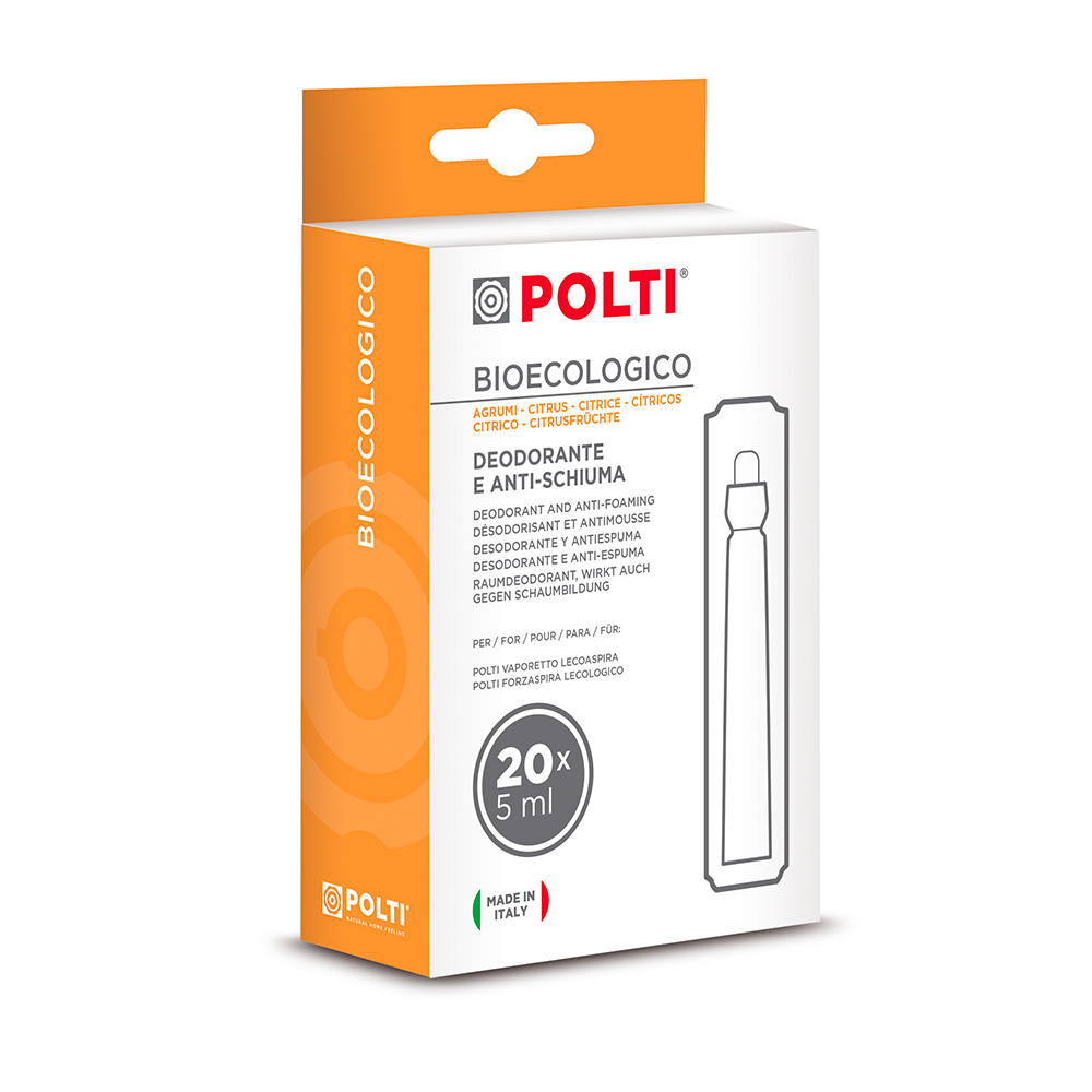 Bioecologico produit anti-mousse et désodorisant pour Polti Lecoaspira PAEU0088