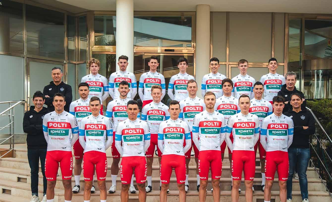 L'équipe Polti Kometa participera au Tour d'Italie pour la quatrième fois consécutive.