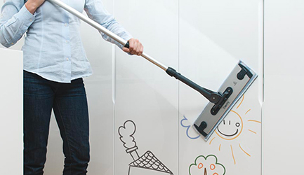 Polti Moppy: surfaces verticales