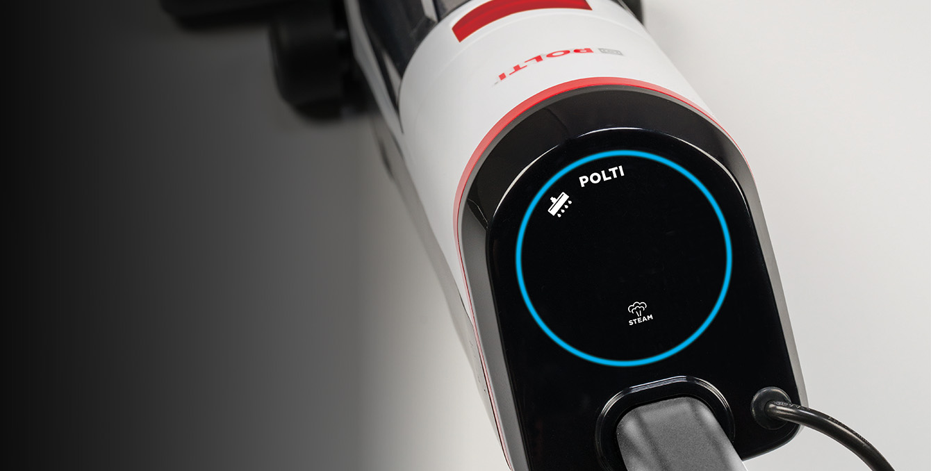 A focus on Polti RollySteam display