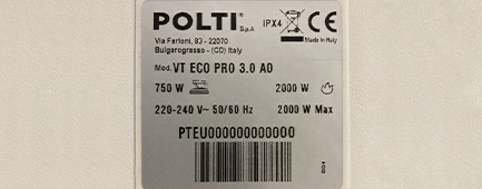 Après-vente Polti: Pièces détachées