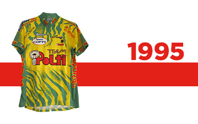 Team Polti Ciclismo - Maillot 1995