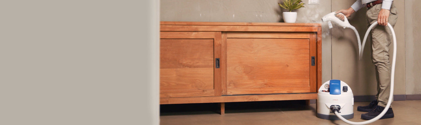 La vapeur de les produits Polti